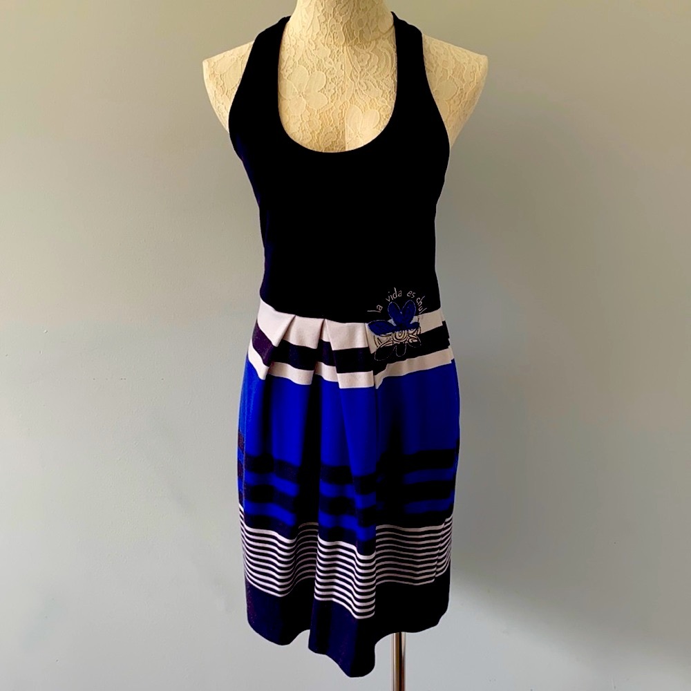 DESIGUAL fun crisscross back dress